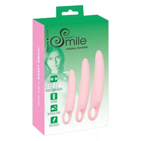 Набір фалоімітаторів Sweet Smile Vaginal Trainers, рожевий