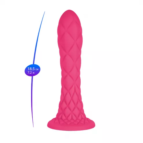 Фаллоимитатор Silexd Liquid Silicone Fantasy Dreamy Size 7, розовый