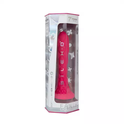 Фаллоимитатор Silexd Liquid Silicone Fantasy Dreamy Size 7, розовый