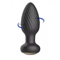 Анальна пробка B-Series Rotating anal plug, з функцією ротації, чорна