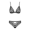Комплект белья - Obsessive Millagro Set Black L/XL