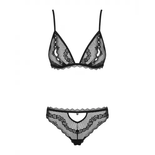 Комплект белья - Obsessive Millagro Set Black L/XL