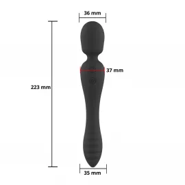 Вибратор - Erospace Sweet Play Wand Vibrator 2in1 A8 - 9