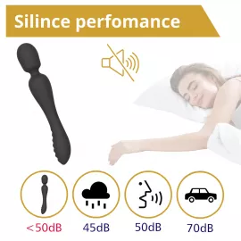Вибратор - Erospace Sweet Play Wand Vibrator 2in1 A8 - 2