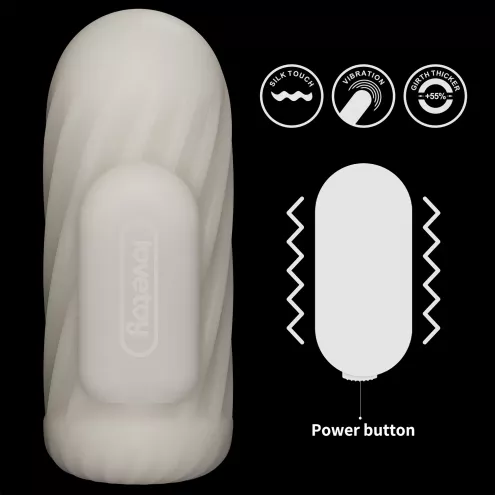 Мастурбатор - Knights Ring Vibrating Dual Purpose Sleeve-Spiral