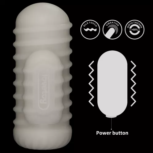 Мастурбатор - Knights Ring Vibrating Dual Purpose Sleeve-Wavy