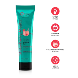 Лубрикант Orgie LUBE TUBE COCKTAIL STRAWBERRY MOJITO 100 ML - 2