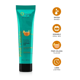 Лубрикант Orgie LUBE TUBE COCKTAIL PINA COLADA 100ML - 2