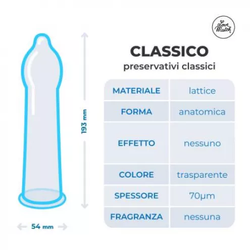 ПР. Презервативи – Classico (Classic), 54 мм, 6 шт.