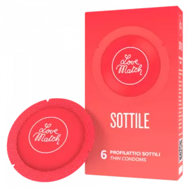 ПР. Презервативи - Sottile (Thin), 54 мм, 6 шт. - 1