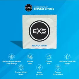 Презервативи - EXS Nano Thin, 48 шт. - 3