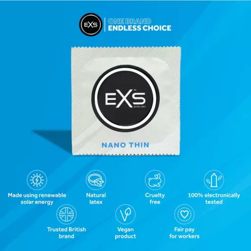 Презервативи - EXS Nano Thin, 48 шт.