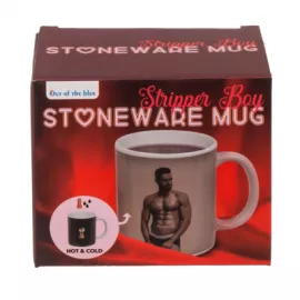 Чашка с термоэффектом Stoneware Mug Stripper Boy, 300 мл - 4
