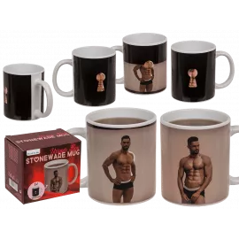 Чашка с термоэффектом Stoneware Mug Stripper Boy, 300 мл - 1