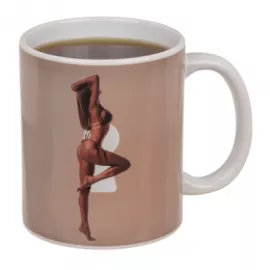 Чашка с термоэффектом Stoneware Mug Stripper Girl, 300 мл - 6