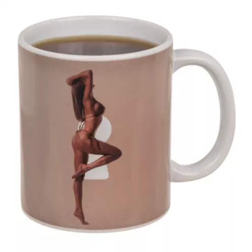 Чашка с термоэффектом Stoneware Mug Stripper Girl, 300 мл