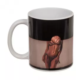 Чашка с термоэффектом Stoneware Mug Stripper Girl, 300 мл - 7