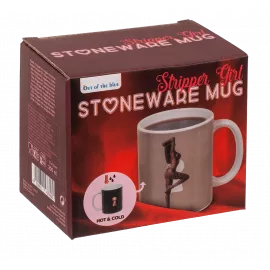 Чашка с термоэффектом Stoneware Mug Stripper Girl, 300 мл - 8