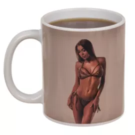 Чашка с термоэффектом Stoneware Mug Stripper Girl, 300 мл - 9