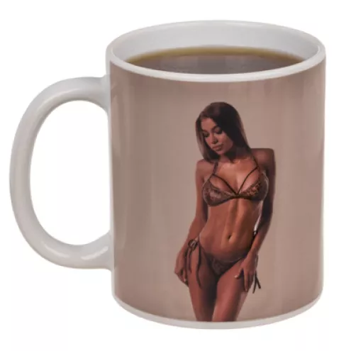 Чашка с термоэффектом Stoneware Mug Stripper Girl, 300 мл