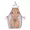 Кухонный фартук с плюшевым пенисом Sexy Apron Male Body With Plush Penis