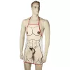 Кухонный фартук с плюшевым пенисом Sexy Apron Male Body With Plush Penis