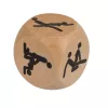 Дерев'яний кубик Kama Sutra Wooden Dice, 3x3 см