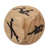 Деревянный кубик Kama Sutra Wooden Dice, 6x6 см