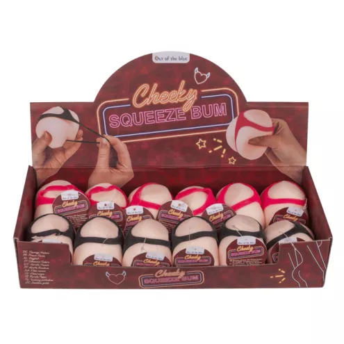 Антистресс Squeeze Cheeky Bum Black