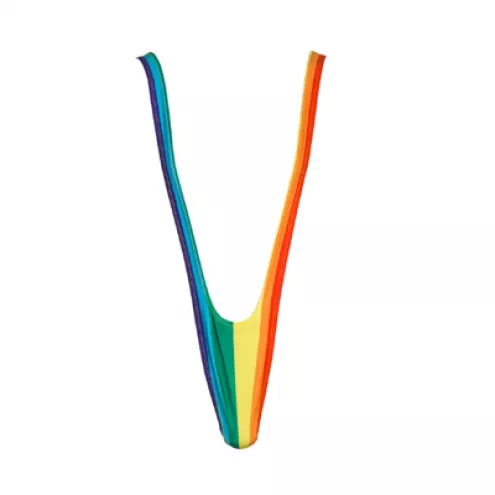 Мужские стринги - Rainbow Mankini One Size