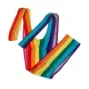 Мужские стринги - Rainbow Mankini One Size