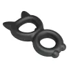 Эрекционное кольцо Crazy Bull Super Soft Silicone Toran, черное