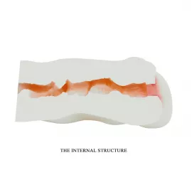 Мастурбатор вагіна Vagina 3D Tighten Shrink, білий - 2