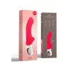 Fun Factory Tiger - Мощный ребристый вибратор унисекс, 22.3х4.1 см (красный)