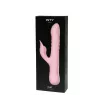 Вибратор с клиторальным отростком INTY Toys – Flirt – Pink