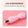 Мини микрофон вибратор розовый юсб зарядка Dear