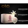Презервативи OLO Gold Budda з гіалуроновим змащенням і ароматом ванілі