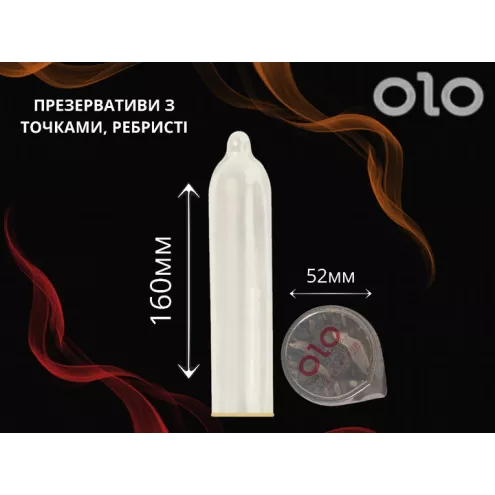 Презервативи OLO Gold Budda з гіалуроновим змащенням і ароматом ванілі