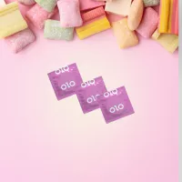 Ультратонкие оральные презервативы OLO Oral со вкусом клубники, 1 шт