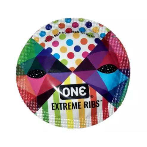 Екстремально ребристі презервативи One Extreme Ribs, 1 шт
