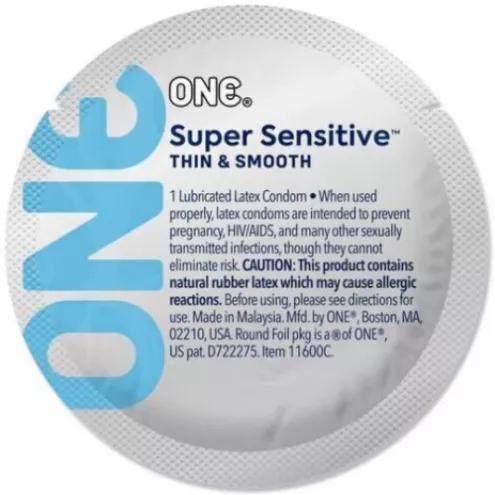 Ультратонкие презервативы ONE Super Sensitive, 1 шт