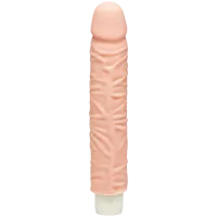 Фалоімітатор Doc Johnson D: Shakin D 9 Inch Vibro ULTRASKYN