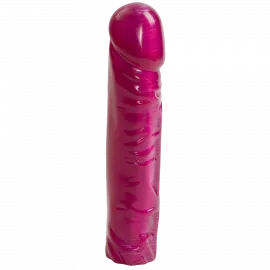 Фаллоимитатор Doc Johnson Radiant Gems 8 Inch Fuchsia, антибактериальный ПВХ - 1