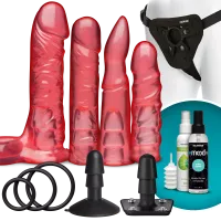 Набор для страпона Doc Johnson Vac-U-Lock Crystal Jellies Set