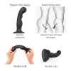 Насадка для страпону Strap-On-Me Dildo Plug P&G Black L