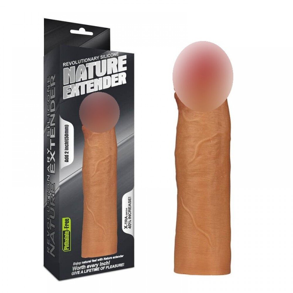 Насадка на пенис - Revolutionary Silicone Nature Extender ❤ Купить в Секс  Шопе