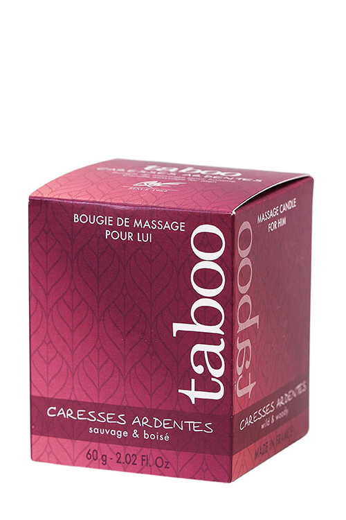 Масажний крем/свічка Taboo Caresses Ardentes Bougie Massage, 60 г