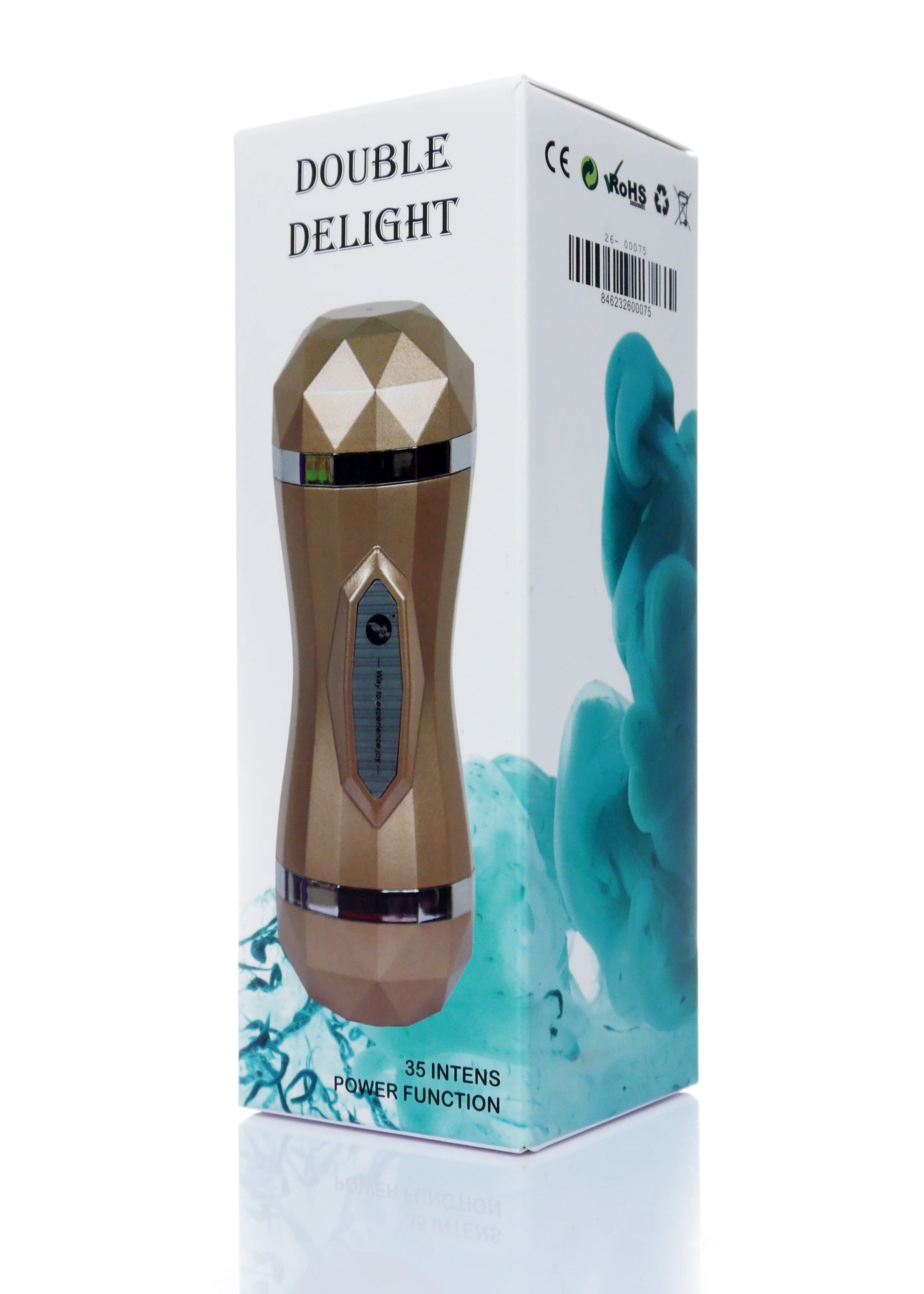 Подвійний мастурбатор Masturbator-Vagina Double Delight 35 функція USB