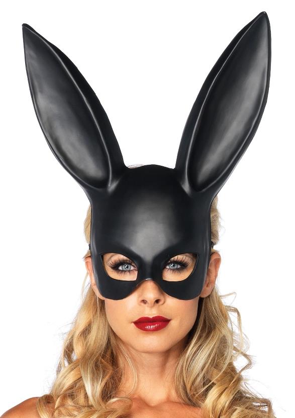 Маска зайчик -MASQUERADE RABBIT MASK BLACK