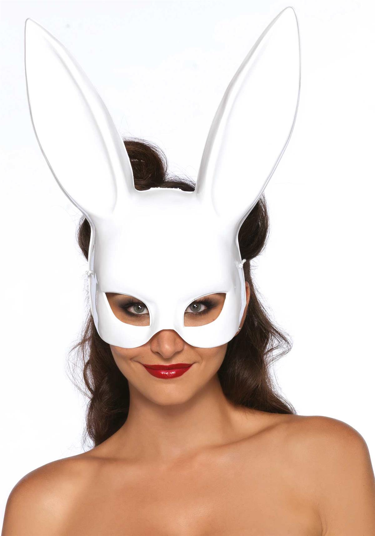 Еротична маска біла MASQUERADE RABBIT MASK WHITE